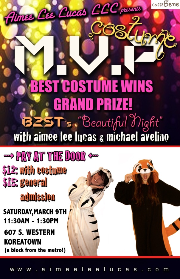 Costume M.V.P this Saturday!
